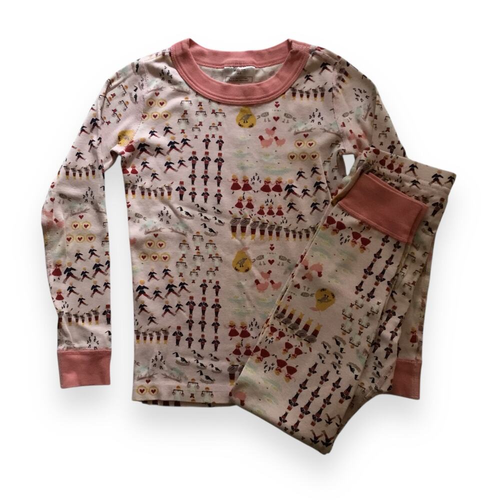Hanna Andersson organic 12 days of Christmas pink pajamas
